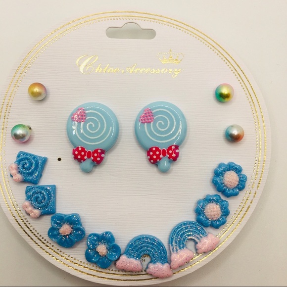 Earrings Rainbow 🌈 LOLLIPOPS! - Picture 12 of 14